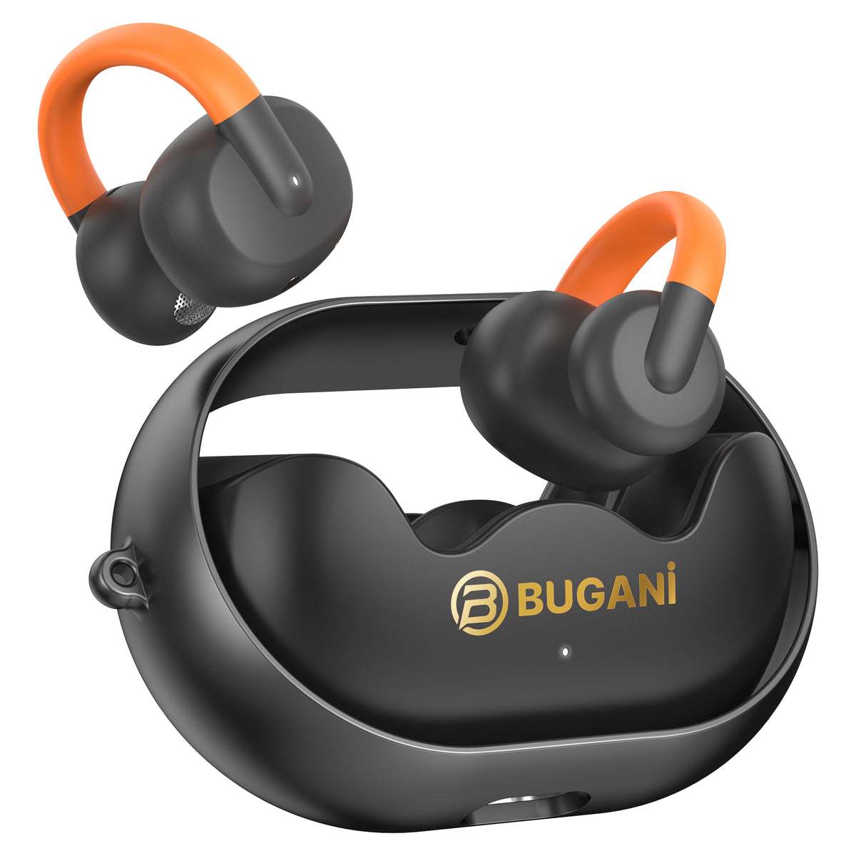 Manos libres Bluetooth Bugani Clip B21, TWS, Negro