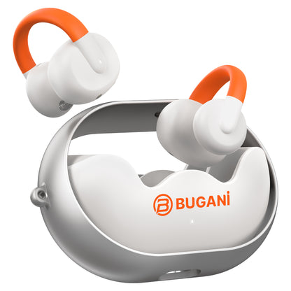 Manos libres Bluetooth Bugani Clip B21, TWS, Blanco