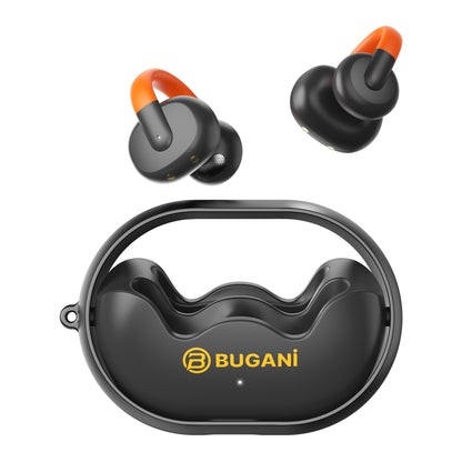 Manos libres Bluetooth Bugani Clip B21, TWS, Negro