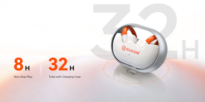 Manos libres Bluetooth Bugani Clip B21, TWS, Negro