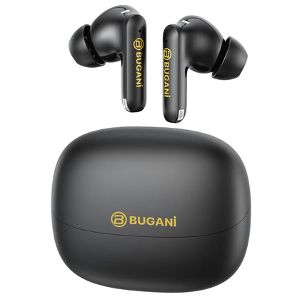 Manos libres Bluetooth Bugani Freebuds B20, TWS, ANC, Negro