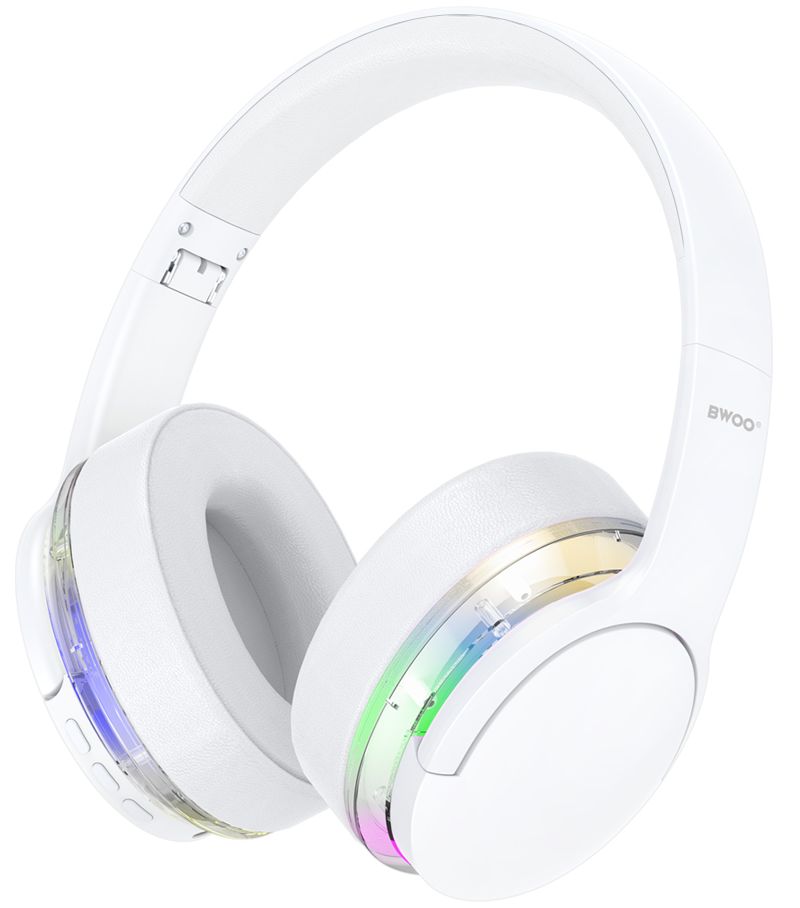 Manos libres Bluetooth BWOO BO-BW587, A2DP, ANC, Blanco