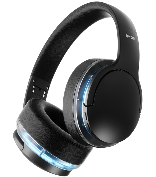 Manos libres Bluetooth BWOO BO-BW587, A2DP, ANC, Negro