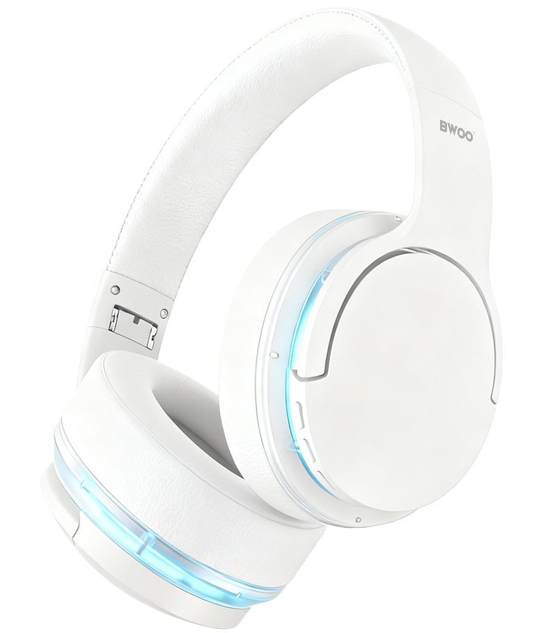 Manos libres Bluetooth BWOO BO-BW587, A2DP, ANC, Blanco
