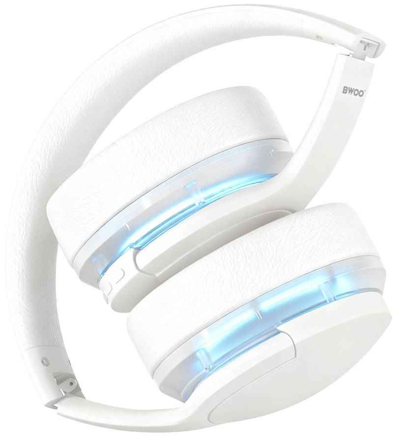 Manos libres Bluetooth BWOO BO-BW587, A2DP, ANC, Blanco