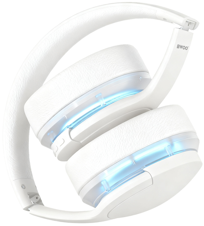 Manos libres Bluetooth BWOO BO-BW587, A2DP, ANC, Blanco