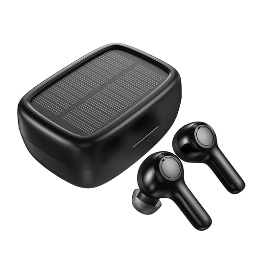 Manos libres Bluetooth Choetech Solar Sport, TWS, Negro 