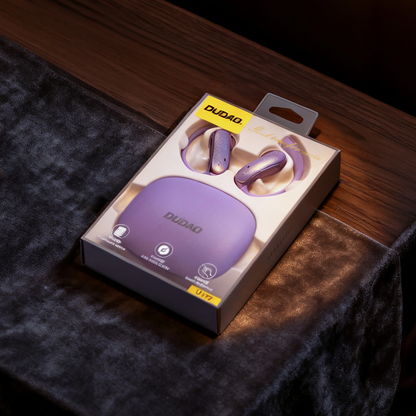 Manos libres Bluetooth Dudao U17Z, TWS, Morado