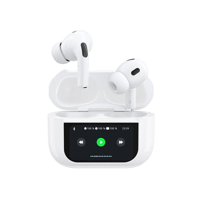 Manos libres Bluetooth Dudao U19 Display, TWS, Blanco