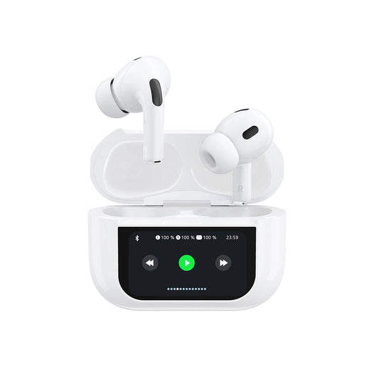 Manos libres Bluetooth Dudao U19 Display, TWS, Blanco