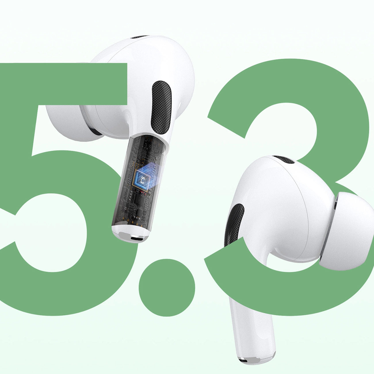 Manos libres Bluetooth Dudao U19 Display, TWS, Blanco