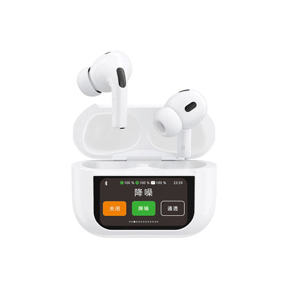Manos libres Bluetooth Dudao U19 Display, TWS, Blanco