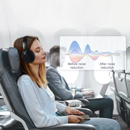 Manos libres Bluetooth Dudao X22 Max, A2DP, ANC, Negro