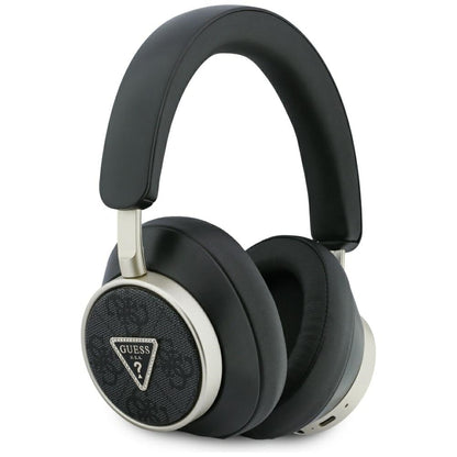 Manos libres Bluetooth Guess 4G Logo Triángulo Dorado, A2DP, Negro