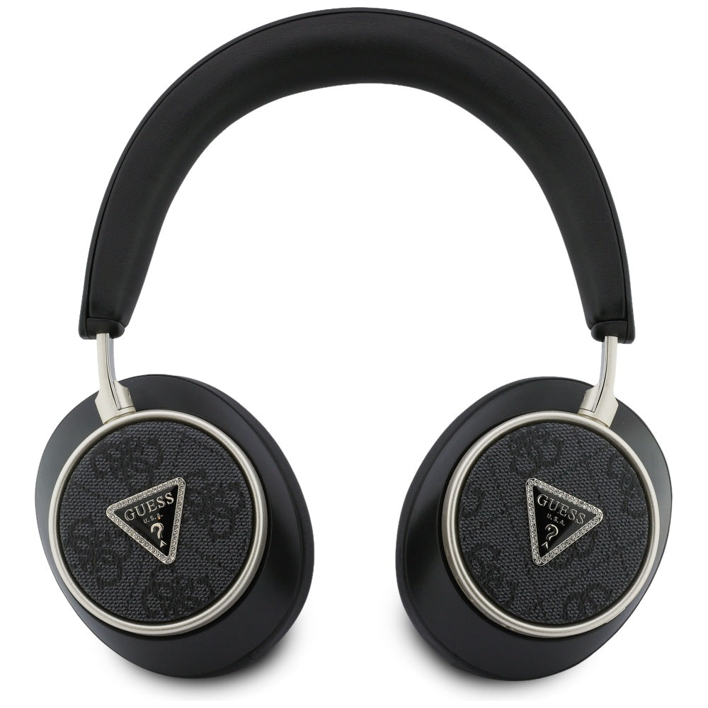 Manos libres Bluetooth Guess 4G Logo Triángulo Dorado, A2DP, Negro