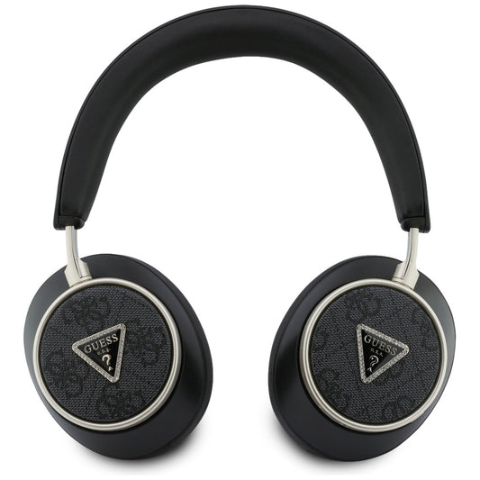 Manos libres Bluetooth Guess 4G Logo Triángulo Dorado, A2DP, Negro