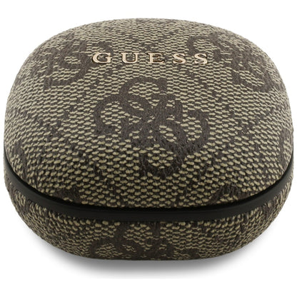 Manos libres Bluetooth Guess 4G Classic Metal Logo, TWS, Marrón