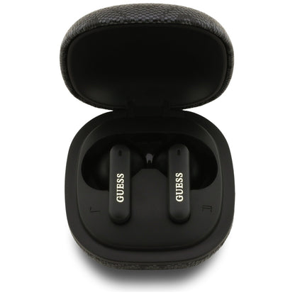 Manos libres Bluetooth Guess 4G Classic Metal Logo, TWS, Negro