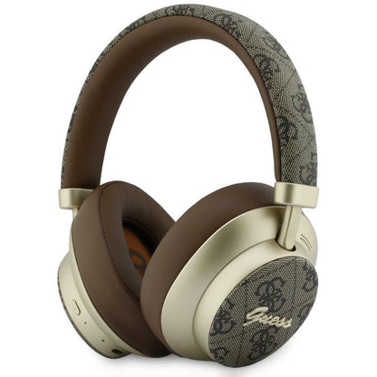 Manos libres Bluetooth Guess 4G Gold Script Metal, A2DP, Marrón