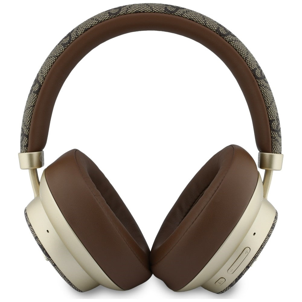 Manos libres Bluetooth Guess 4G Gold Script Metal, A2DP, Marrón
