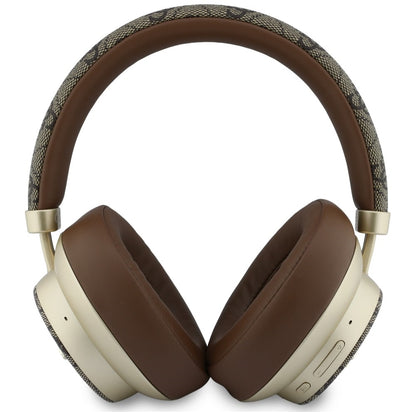 Manos libres Bluetooth Guess 4G Gold Script Metal, A2DP, Marrón