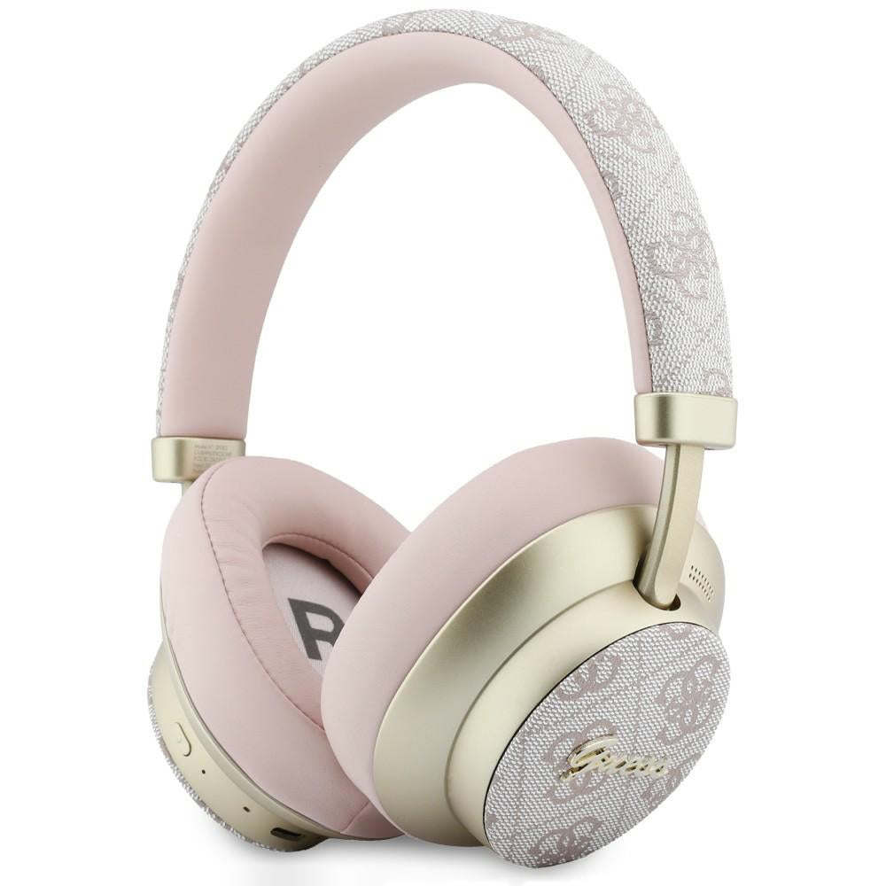 Manos libres Bluetooth Guess 4G Gold Script Metal, A2DP, Rosa