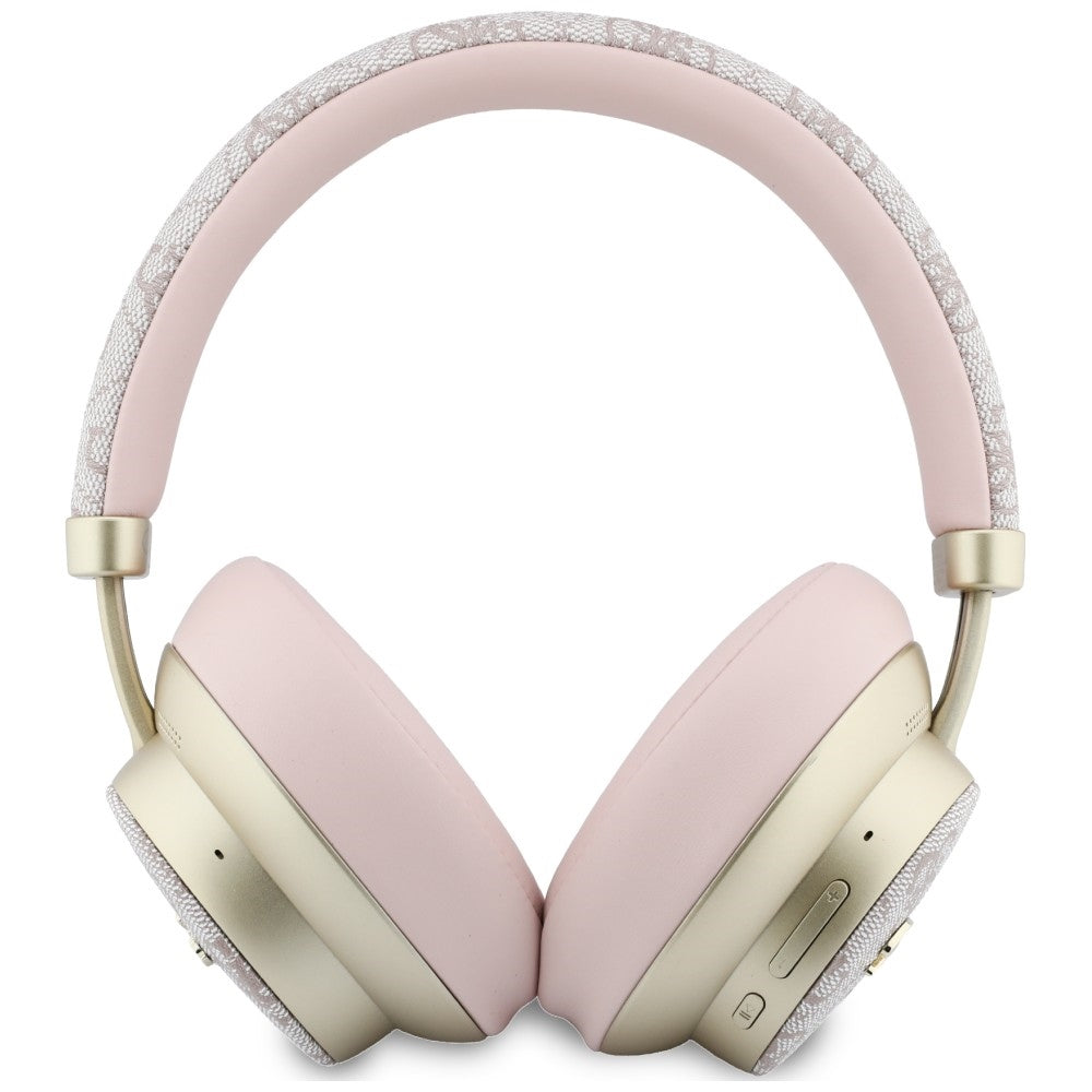 Manos libres Bluetooth Guess 4G Gold Script Metal, A2DP, Rosa