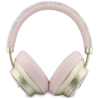 Manos libres Bluetooth Guess 4G Gold Script Metal, A2DP, Rosa