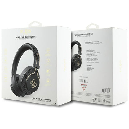 Handsfree Bluetooth Guess 4G Metal Logo, A2DP, Negro