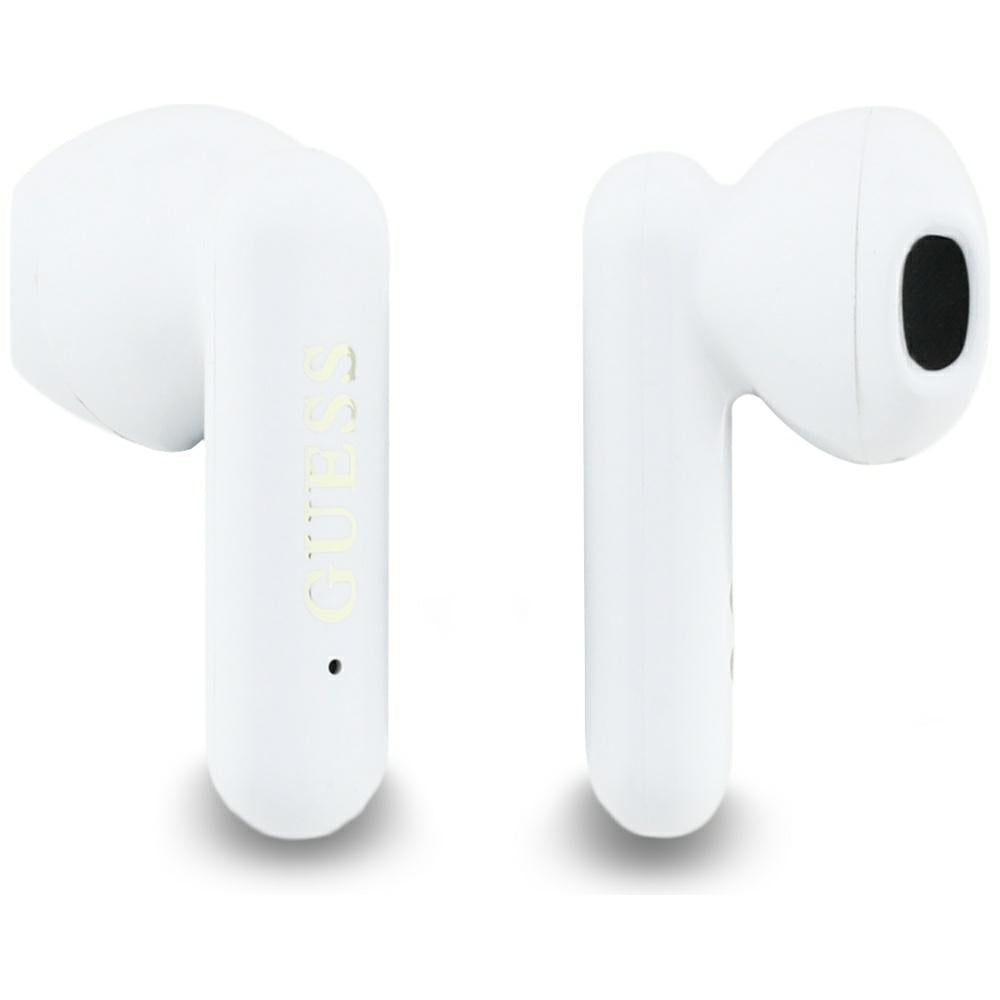 Handsfree Bluetooth Guess 4G Metal Logo, TWS, Blanco