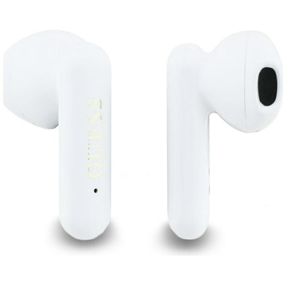 Handsfree Bluetooth Guess 4G Metal Logo, TWS, Blanco