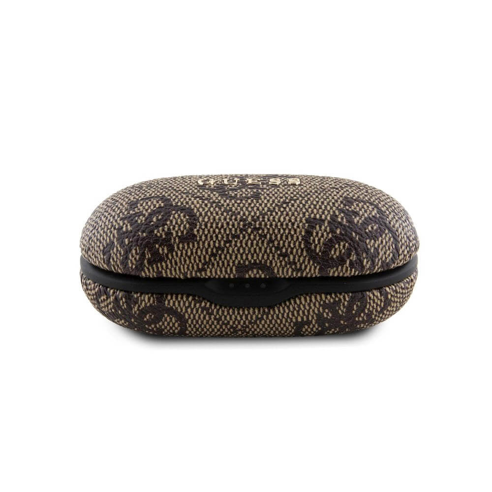 Manos libres Bluetooth Guess 4G Metal, TWS, Marrón