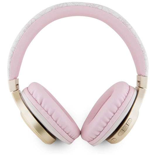 Manos libres Bluetooth Guess 4G Tone on Tone Script Logo, A2DP, Rosa