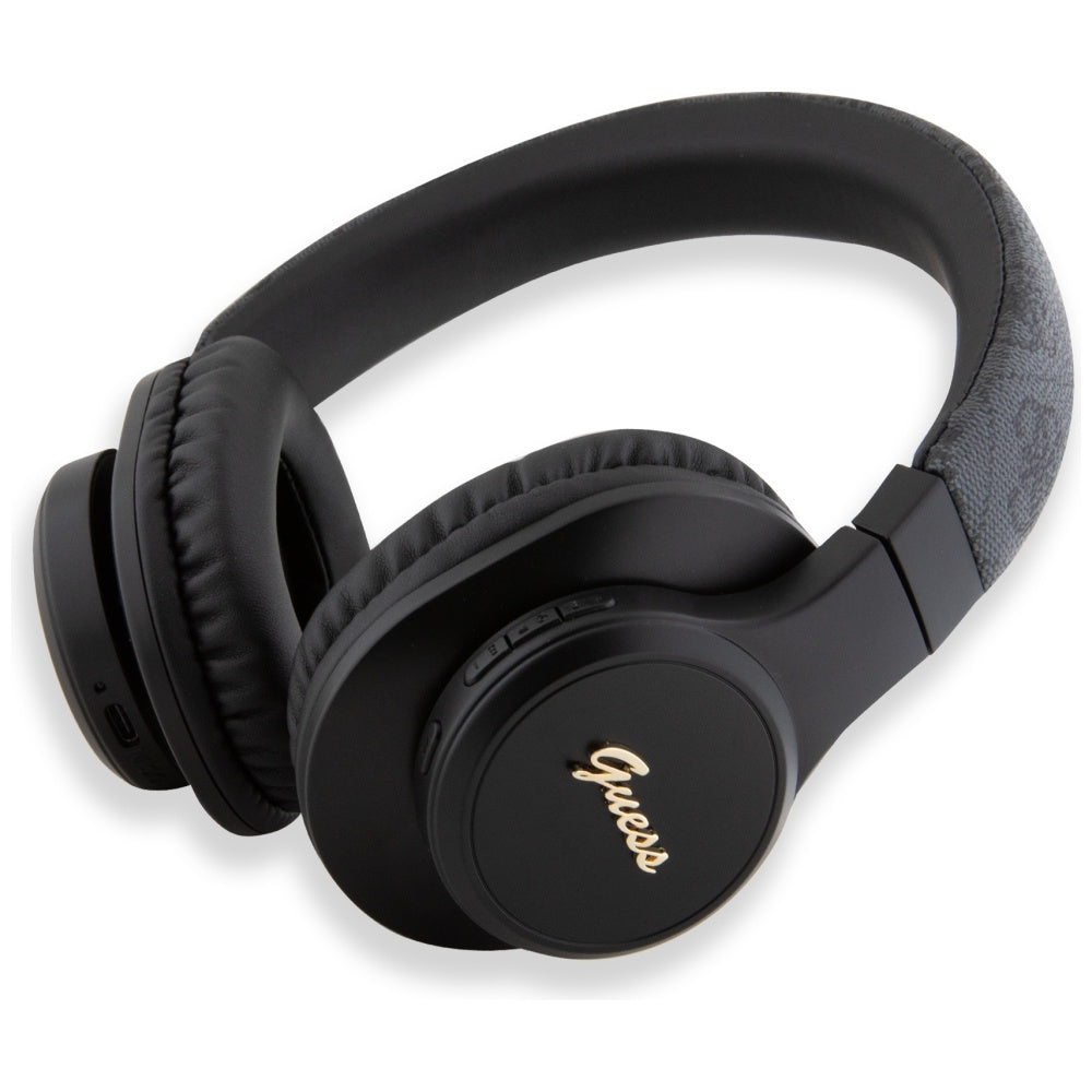 Handsfree Bluetooth Guess 4G Tone on Tone Script Logo, A2DP, Negro
