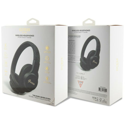Handsfree Bluetooth Guess 4G Tone on Tone Script Logo, A2DP, Negro
