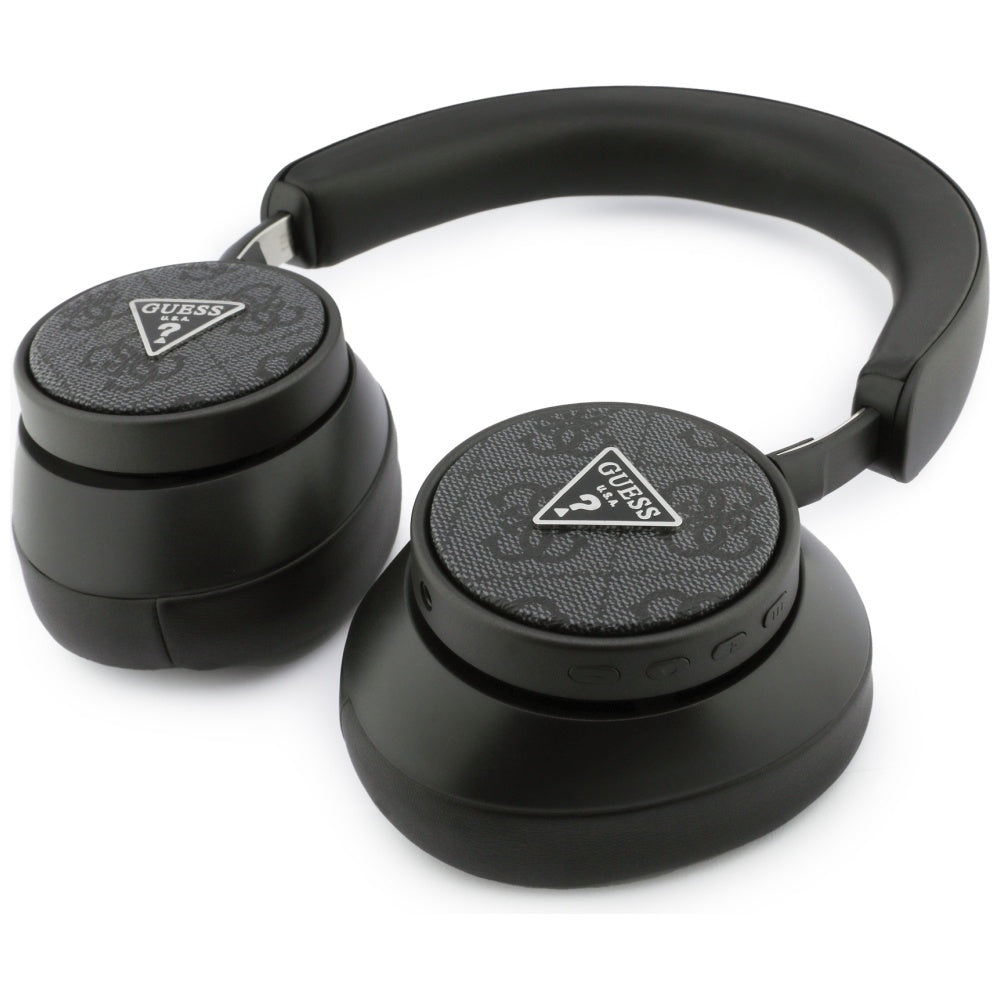 Manos libres Bluetooth Guess 4G con logo de triángulo, A2DP, Negro