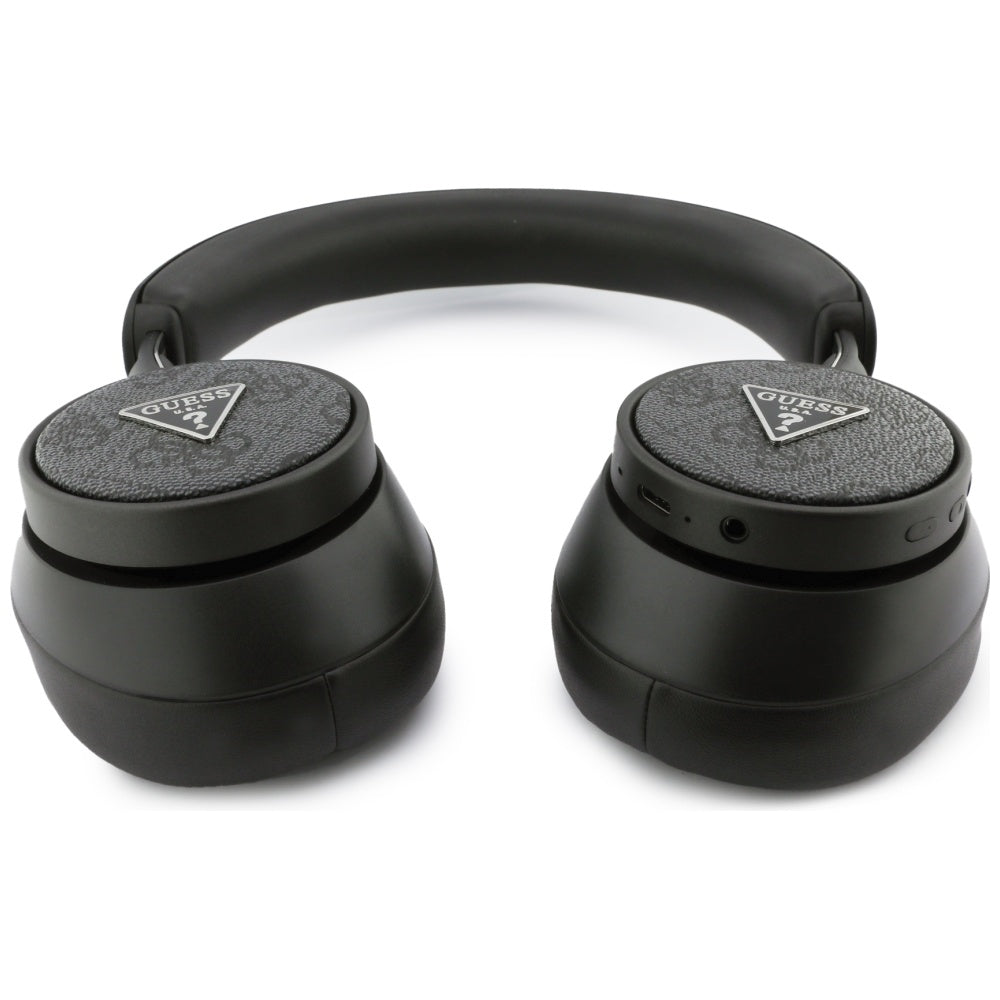 Manos libres Bluetooth Guess 4G con logo de triángulo, A2DP, Negro