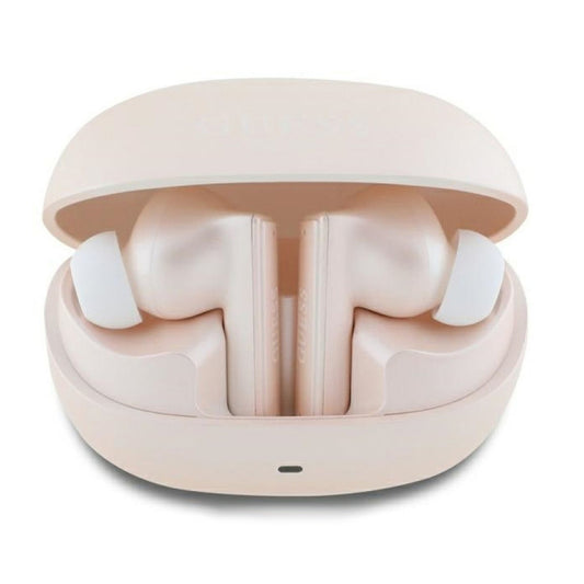 Manos libres Bluetooth Guess Capsule con Logo Impreso, TWS, ANC, Rosa