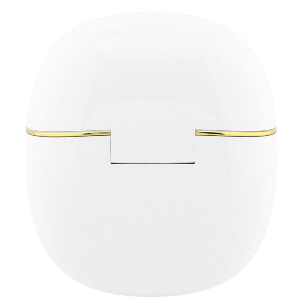 Manos libres Bluetooth Guess Glossy Gold Line Classic, TWS, Blanco