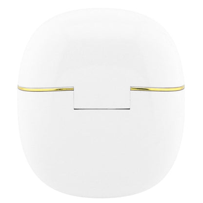 Manos libres Bluetooth Guess Glossy Gold Line Classic, TWS, Blanco