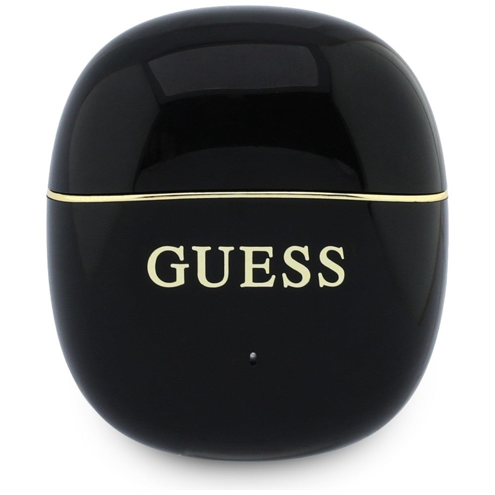 Manos libres Bluetooth Guess Glossy Gold Line Classic, TWS, Negro