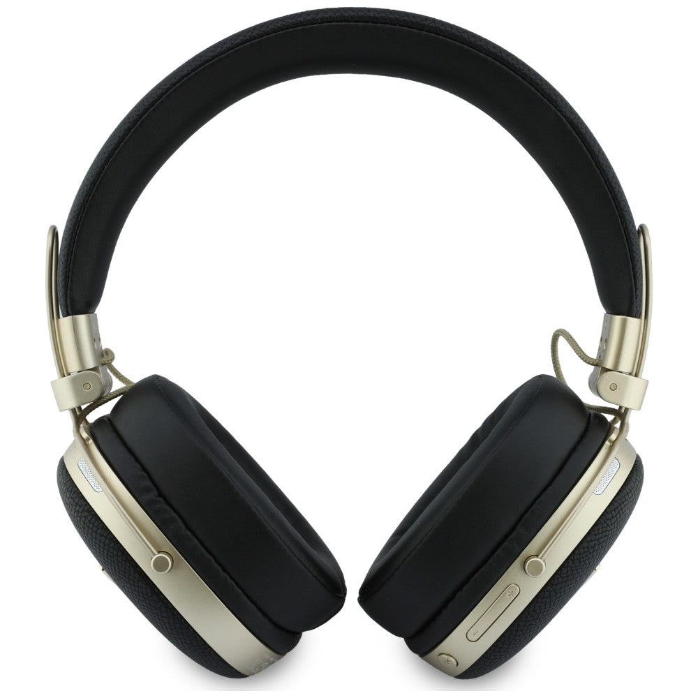 Manos libres Bluetooth Guess con logo triangular texturizado, A2DP, Negro