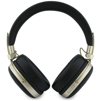 Manos libres Bluetooth Guess con logo triangular texturizado, A2DP, Negro