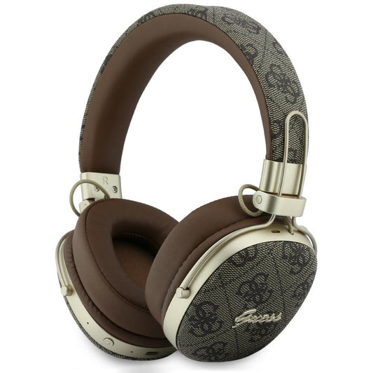 Manos libres Bluetooth Guess Metal 4G Script Logo, A2DP, Marrón