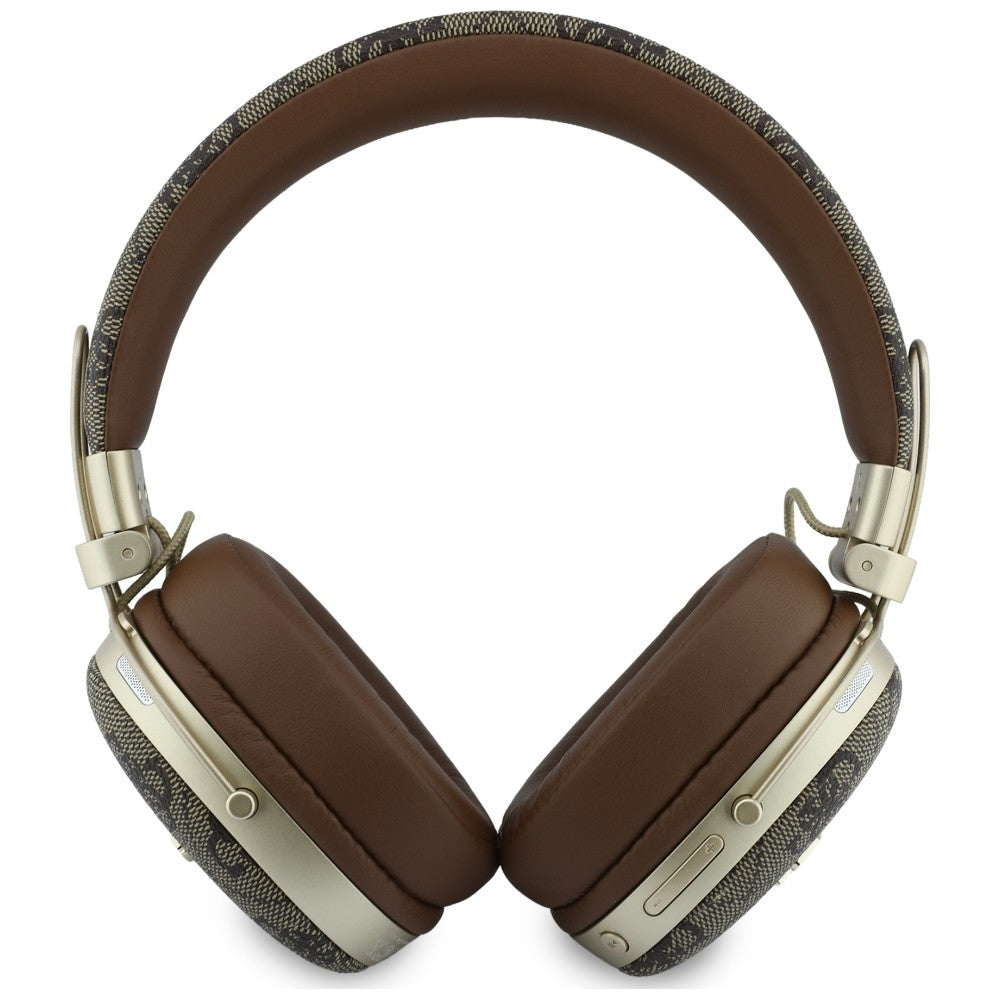 Manos libres Bluetooth Guess Metal 4G Script Logo, A2DP, Marrón