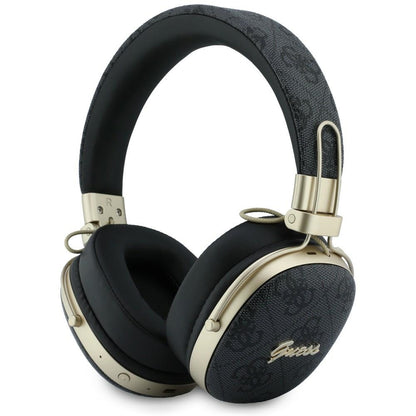 Manos libres Bluetooth Guess Metal 4G Script Logo, A2DP, Negro
