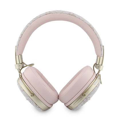 Manos libres Bluetooth Guess Metal 4G Script Logo, A2DP, Rosa