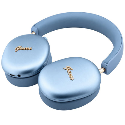 Manos libres Bluetooth Guess Metal Script Logo, A2DP, Azul