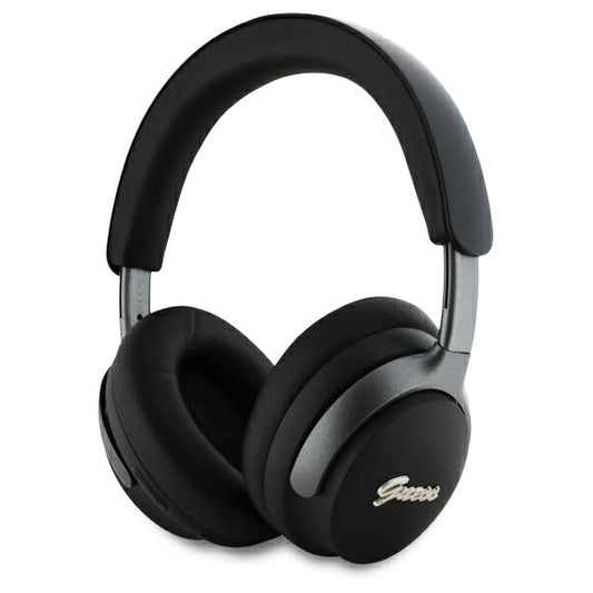 Manos libres Bluetooth Guess Metal Script Logo, A2DP, ANC, Negro
