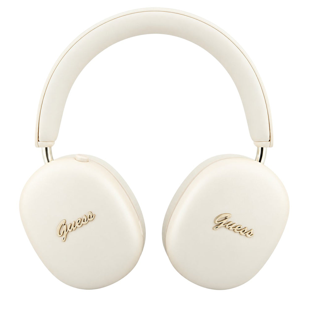 Auriculares Bluetooth Guess Metal Script Logo, A2DP, Beige